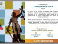 CONVERSATORIO SOBRE ACCESO A LA ADMINISTRACIÓN DE JUSTICIA Y REFLEXIONES EN EL MARCO DE 
